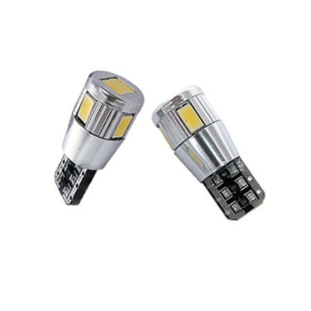 SIRIUS W5W T10 194-168-2825 Canbus 6-LED SMD 5630 White Light Bulbs Wedge Base SI1610087